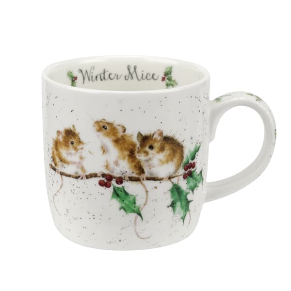 Wrendale Christmas Winter Mice Mug
