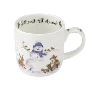 Wrendale Christmas Gathered All Around Snowman Mug