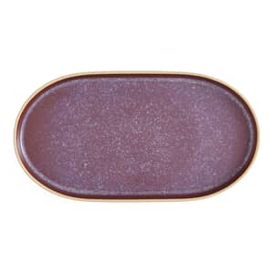 Portmeirion Minerals - Large Oval Platter Amethyst