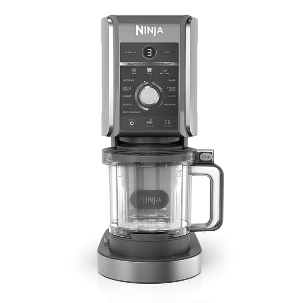 Ninja CREAMi Deluxe 10 in 1 Ice Cream and Frozen Drink Maker Silver