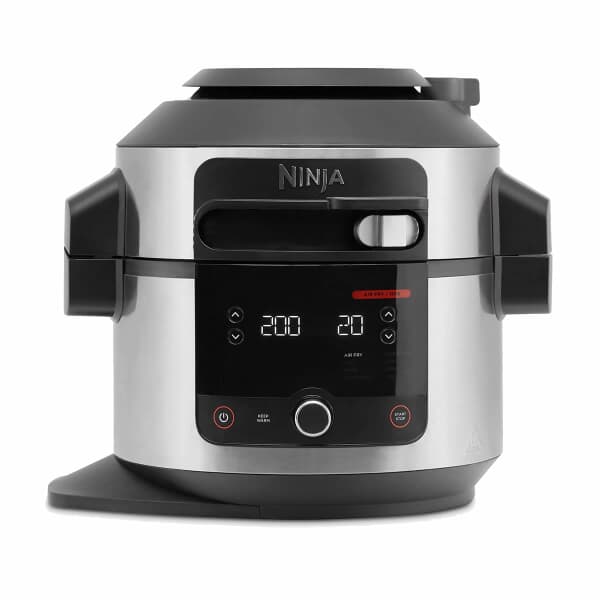 Ninja Foodi 11 in 1 SmartLid Multi Cooker 6L Stainless Steel/ Black