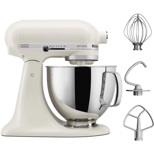 KitchenAid Artisan Mixer 4.8L Porcelain White Grade A (RET-5KSM125BPL)