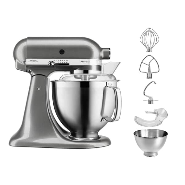 KitchenAid Artisan Mixer 4.8L Medallion Silver Grade A (RET-5KSM185PSBMS)