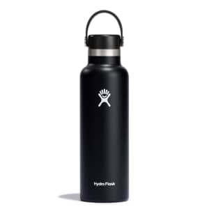 HydroFlask 21oz S/S Water Bottle with Flex Cap Black