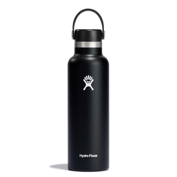 HydroFlask 21oz S/S Water Bottle with Flex Cap Black