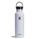 HydroFlask 21oz S/S Water Bottle with Flex Cap White
