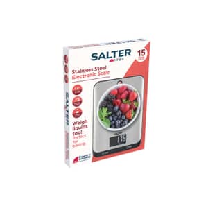 Salter Stainless Steel Electronic Kitchen Scales