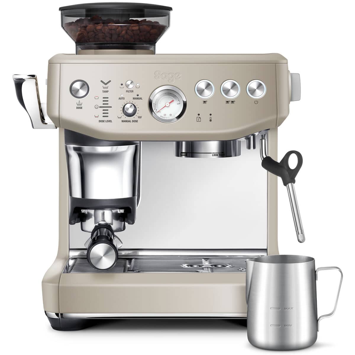 Sage the Barista Express Impress Almond Nougat Manual Coffee