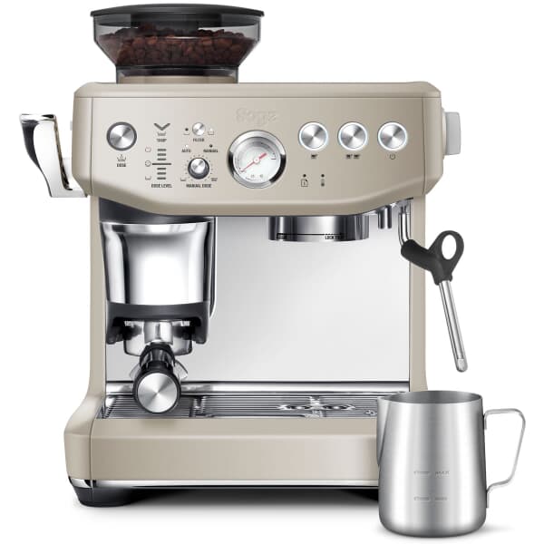 Sage the Barista Express Impress Coffee Machine Almond Nougat