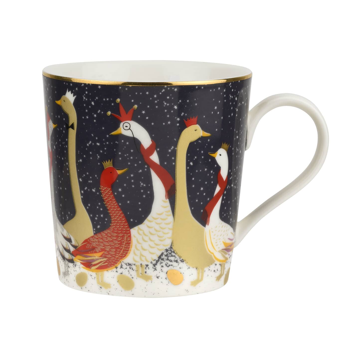 crazy christmas lady mug