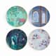 Sara Miller India Collection - Cake Plates Set Of 4
