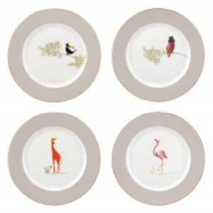 Sara Miller Piccadilly Dessert/Salad Plate Set Of 4
