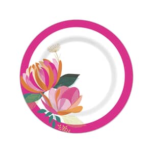 Sara Miller Peony Collection - Melamine Side Plate Set Of 4