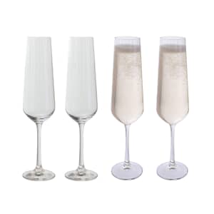 Dartington Cheers Optic Champagne Flute Set Of 4