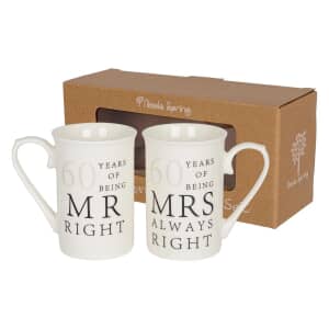 MIKASA Jardin Midnight 4st steengoed mok set, 420ml, geschenkdoos