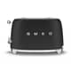 Smeg 2 Slice Toaster Matte Black