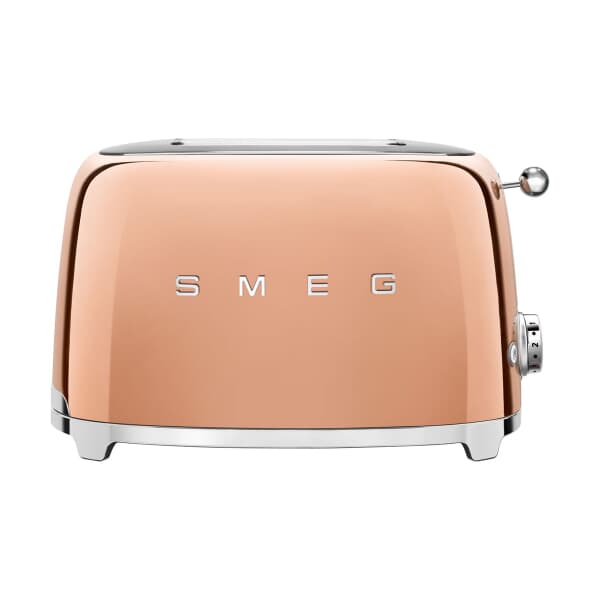 Smeg 2 Slice Toaster Rose Gold