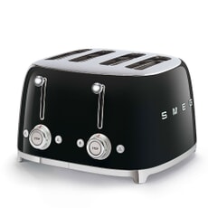 Smeg 50s Retro 4 Slice Toaster Black