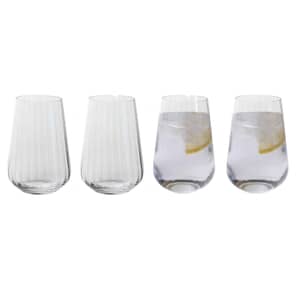 Dartington Cheers Optic Tall Tumbler Set Of 4