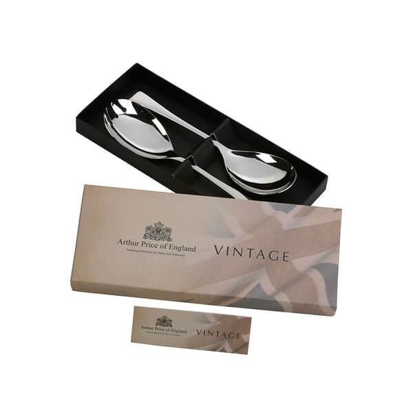 Arthur Price Vintage Stainless Steel Serving Spoon And Fork
