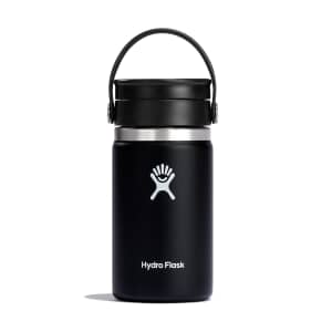 HydroFlask 12oz Coffee Flask with Leak Proof Flex Sip Lid Black