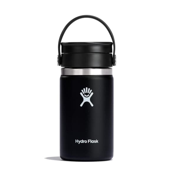 HydroFlask 12oz Coffee Flask with Leak Proof Flex Sip Lid Black