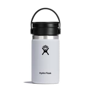 HydroFlask 12oz Coffee Flask with Leak Proof Flex Sip Lid White