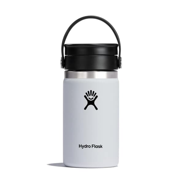 HydroFlask 12oz Coffee Flask with Leak Proof Flex Sip Lid White