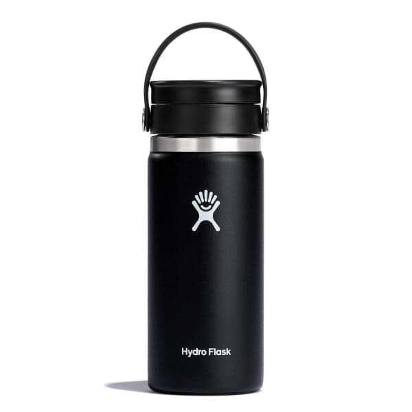 HydroFlask 16oz Coffee Flask with Leak Proof Flex Sip Lid Black