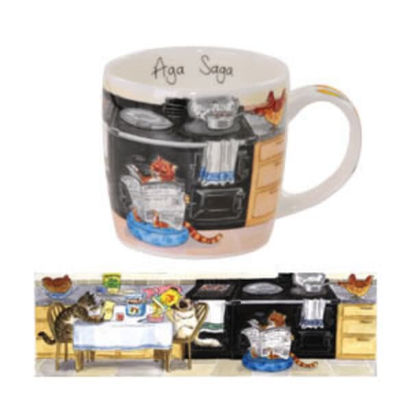 AGA Mug Breakfast Cats