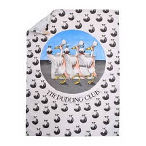 AGA Simon Drew The Pudding Club Tea Towel