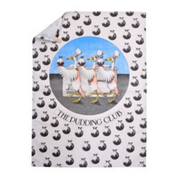AGA Simon Drew The Pudding Club Tea Towel