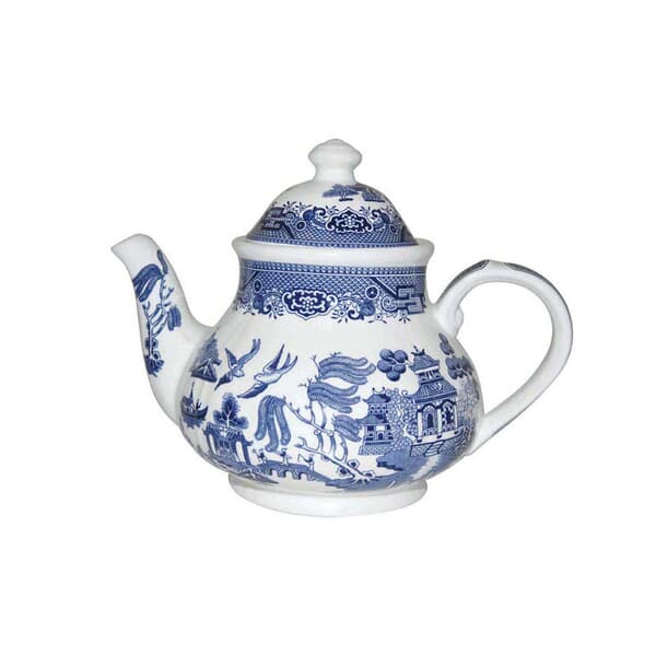 Churchill Blue Willow Teapot