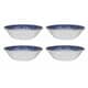 Churchill Blue Willow Scollop Bowl Set Of 4