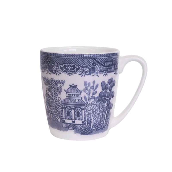 Churchill Blue Willow Acorn Mug