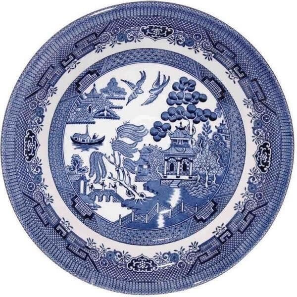 Churchill Blue Willow Coupe Bowl