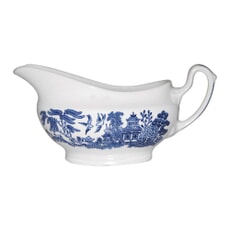 Churchill Blue Willow Gravy Boat