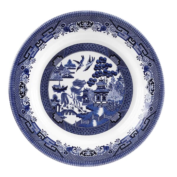 Churchill Blue Willow Pasta Dish