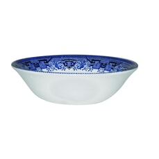 Churchill Blue Willow Oatmeal Bowl