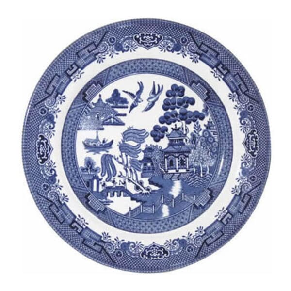 Churchill Blue Willow Salad Plate