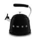 Smeg WKF01BL Whistling Kettle Black