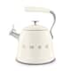 Smeg WKF01CR Whistling Kettle Cream