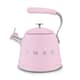Smeg WKF01PK Whistling Kettle Pink