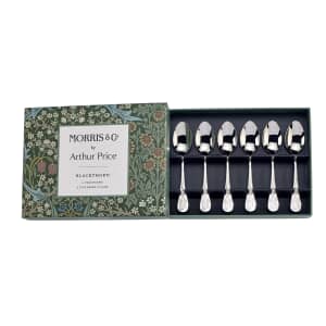 Arthur Price Morris and Co Blackthorn Teaspoons Box Of 6