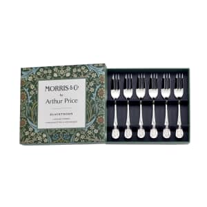 Arthur Price Morris and Co Blackthorn Pastry Forks Box Of 6