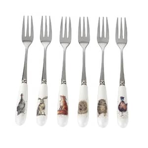Wrendale Pastry Forks Set Of 6