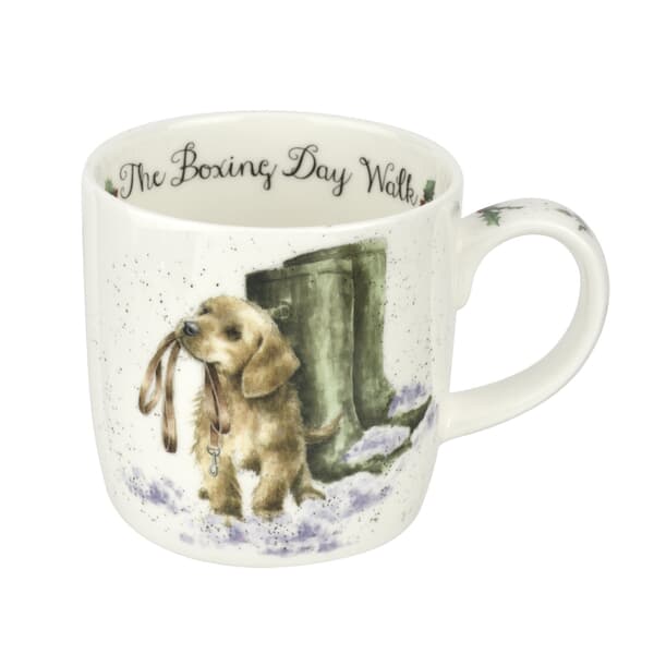 Wrendale Christmas The Boxing Day Walk Mug