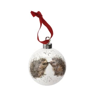 Wrendale Christmas Bauble Hedgehugs