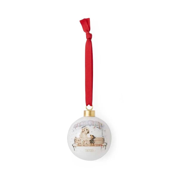 Wrendale Christmas Bauble Winter Walks Limited Edition