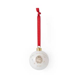 Wrendale Christmas Bauble Babys First Christmas 2025